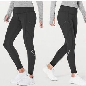 LULULEMON | 2 REFLECTIVE HIGH RIGHT TIGHT PANTS